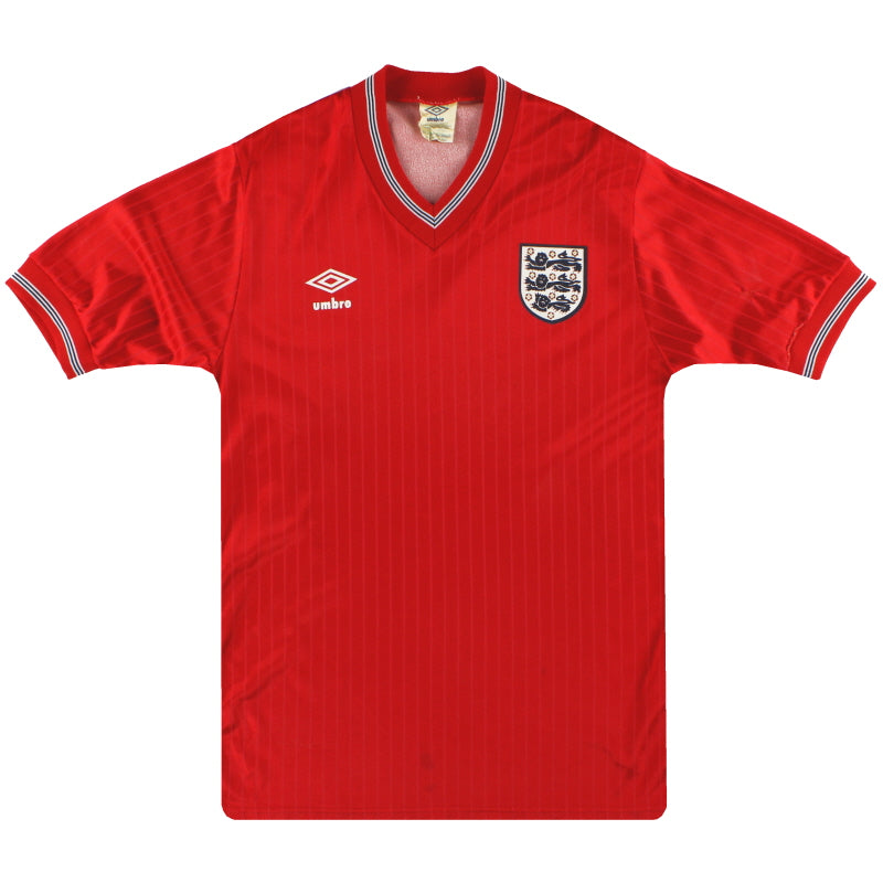 1984-87 England Umbro Away Shirt *Mint* L.Boys - England / Mint / Large Boys