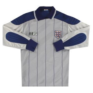 1986-88 England Umbro Goalkeeper Shirt #1 Y - England / Excellent / Youth