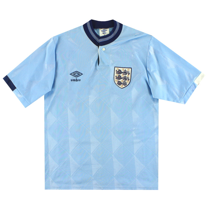 1987-90 England Umbro Third Shirt S - England / Excellent / Small