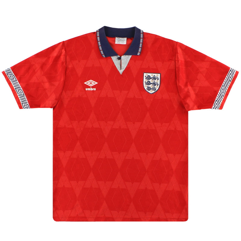 1990-93 England Umbro Away Shirt L - England / Very good / Large