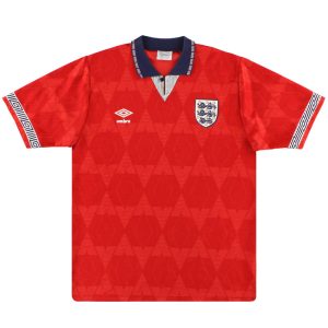 1990-93 England Umbro Away Shirt M - England / Very good / Medium