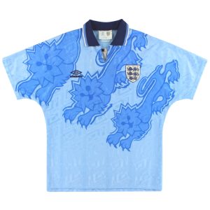 1992-93 England Umbro Third Shirt L - England / Excellent / Large