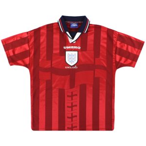 1997-99 England Umbro Away Shirt L - England / Excellent / Large