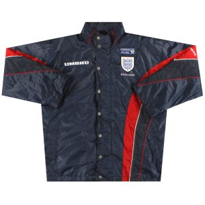 1998-99 England Umbro Bench Coat *As New* M - England / As new / Medium