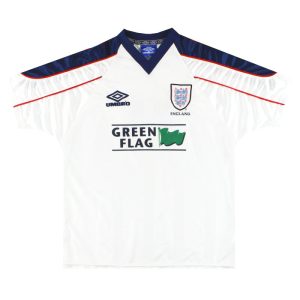 1998-99 England Umbro Training Shirt M - England / Excellent / Medium