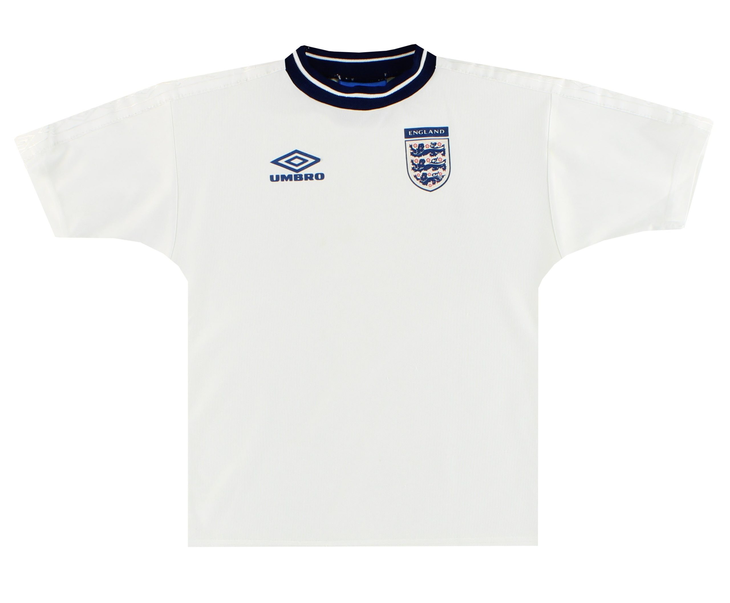 1999-01 England Umbro Home Shirt Y - England / Excellent / Youth