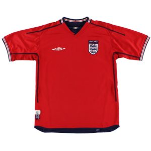 2002-04 England Umbro Away Shirt XL - England / Excellent / XL