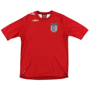 2006-08 England Umbro Away Shirt L - England / Excellent / Large