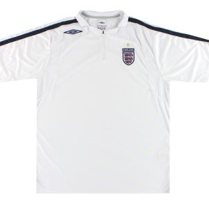 2007-08 England Umbro 1/4 Zip Training Shirt XL - England / Excellent / XL