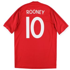 2010-11 England Umbro Away Shirt Rooney #10 M - England / Excellent / Medium