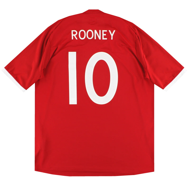 2010-11 England Umbro Away Shirt Rooney #10 XL - England / Excellent / XL