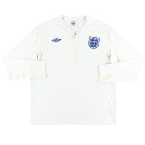 2010-12 England Umbro Home Shirt L/S M - England / Excellent / Medium