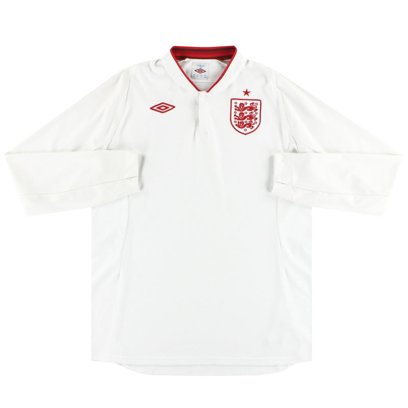 2012-13 England Umbro Home Shirt L/S XL - England / Very good / XL