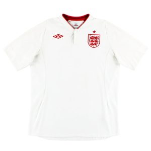2012-13 England Umbro Home Shirt XL - England / Excellent / XL