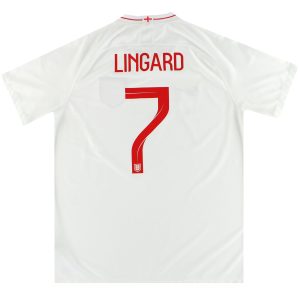 2018-19 England Nike Home Shirt Lingard #7 XL - England / Excellent / XL
