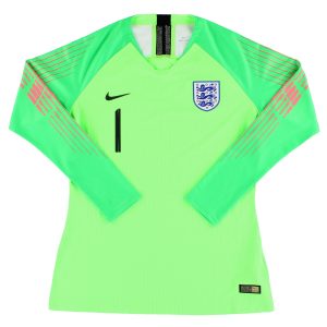 2018-19 England Women's Nike Player Issue Goalkeeper Shirt #1 *As New* M - England / As New / Medium