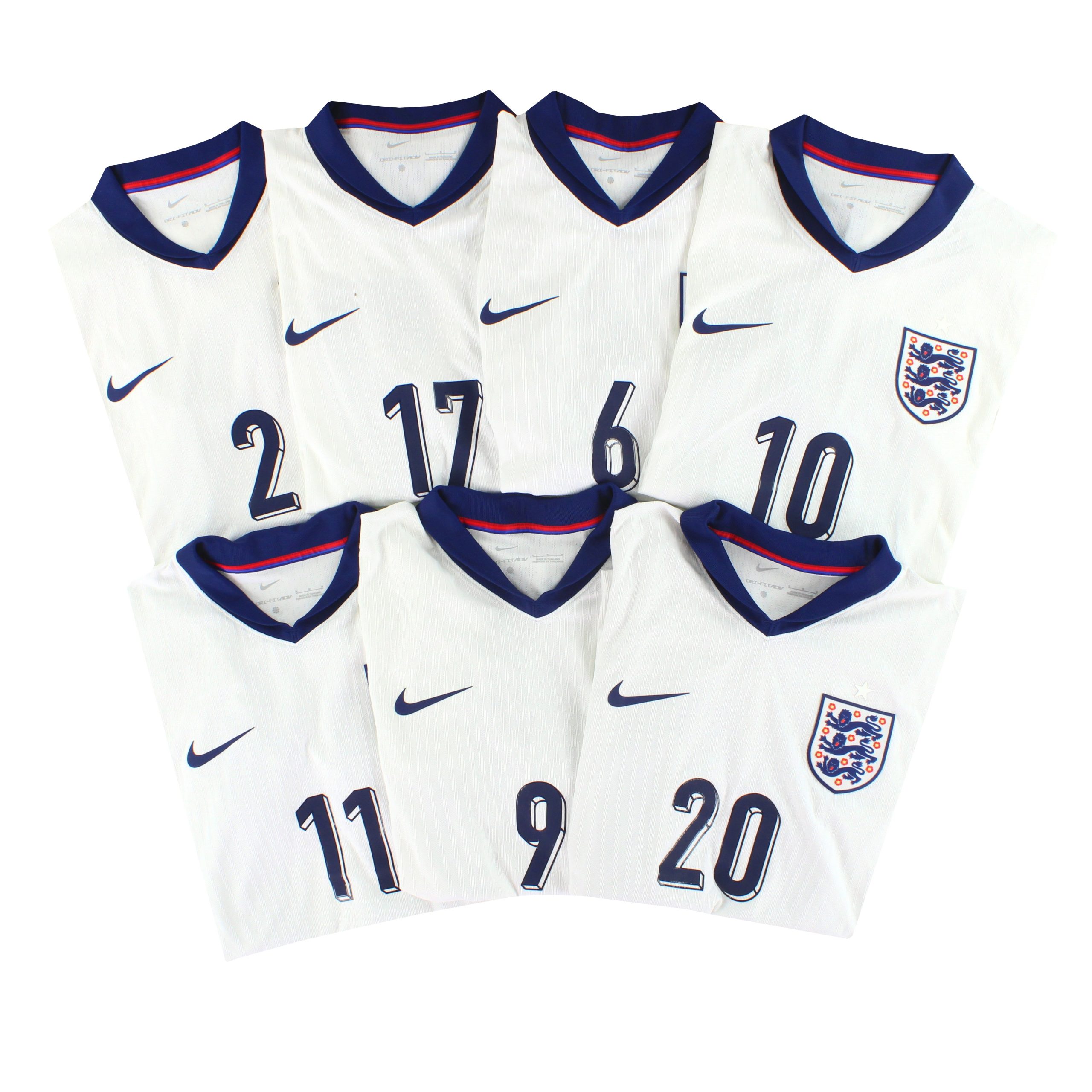 2024-25 England Nike Player Issue Home Shirt - England / Small / 23