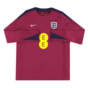 2024-25 England Nike Player Issue Training Sweatshirt - England / Excellent / Large