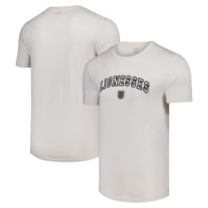 England Lionesses Collegiate Oversized Graphic T-Shirt - Vintage White - Unisex