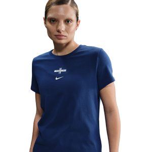 England Lionesses Nike Crest T-Shirt 2025 - Blue - Womens