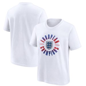 England Lionesses Roundel Winners T-Shirt - White - Kids