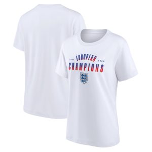 England Lionesses Stack Winners T-Shirt - White - Womens