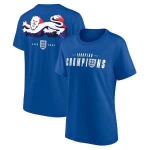 England Lionesses Winners T-Shirt - Royal - Womens