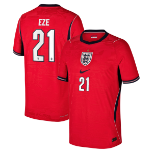 England Nike Away Aero-FIT Match Shirt 2026 - Kids with Eze 21 printing