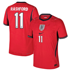 England Nike Away Aero-FIT Match Shirt 2026 with Rashford 11 printing