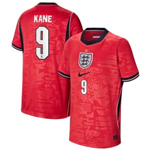 England Nike Away Stadium Shirt 2026 - Kids with Kane 9 printing