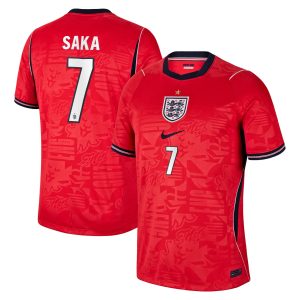 England Nike Away Stadium Shirt 2026 with Saka 7 printing