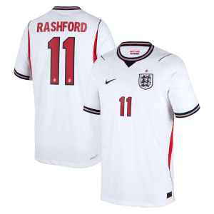 England Nike Home Aero-FIT Match Shirt 2026 - Kids with Rashford 11 printing