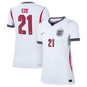 England Nike Home Aero-FIT Match Shirt 2026 - Womens with Eze 21 printing