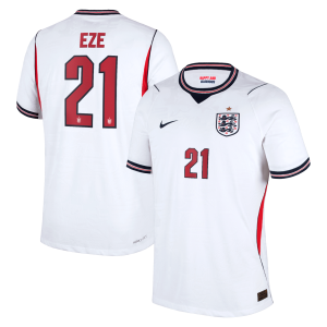 England Nike Home Aero-FIT Match Shirt 2026 with Eze 21 printing