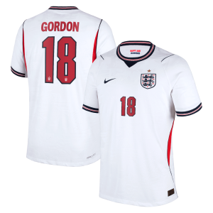 England Nike Home Aero-FIT Match Shirt 2026 with Gordon 18 printing