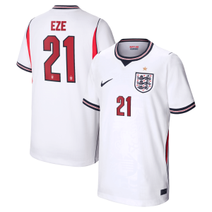 England Nike Home Stadium Shirt 2026 - Kids with Eze 21 printing