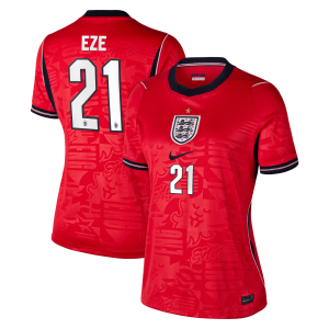 England Nike Stadium Away Shirt 2026 - Womens with Eze 21 printing