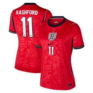 England Nike Stadium Away Shirt 2026 - Womens with Rashford 11 printing